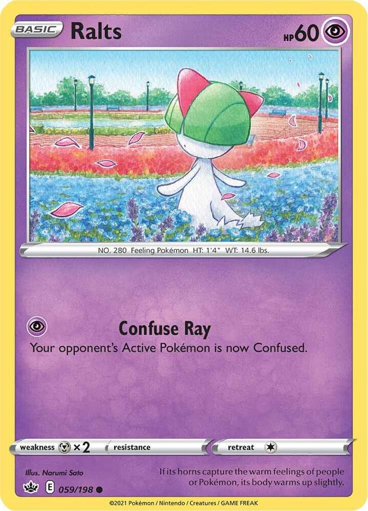 Ralts - SWSH06: Chilling Reign