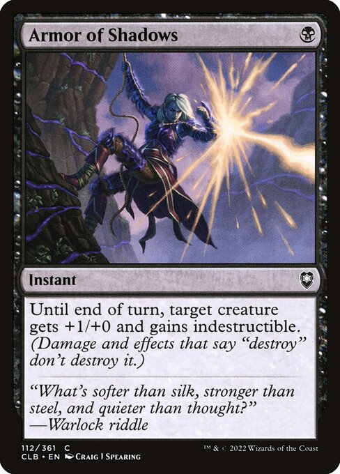 Armor of Shadows (CLB #112)