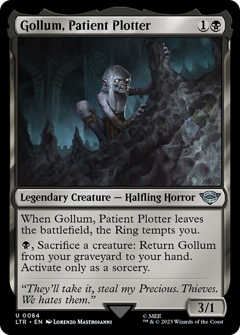 Gollum, Patient Plotter (LTR #84)