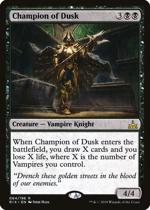 Champion of Dusk (RIX #64)