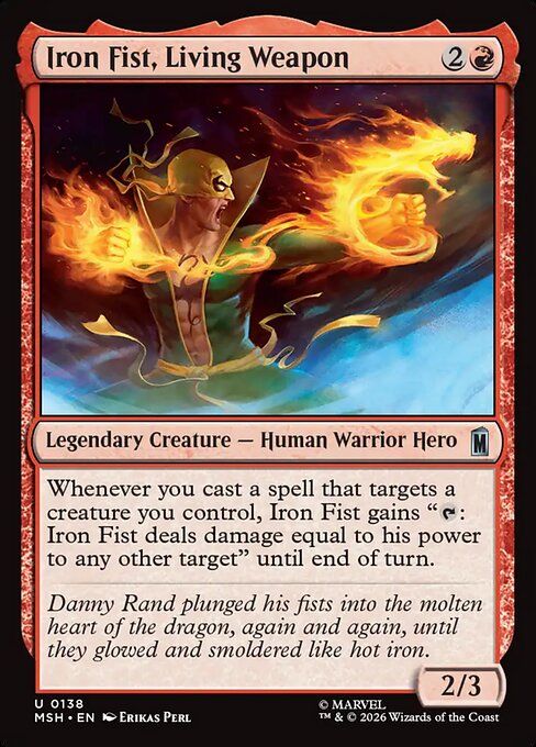 Iron Fist, Living Weapon (MSH #138)