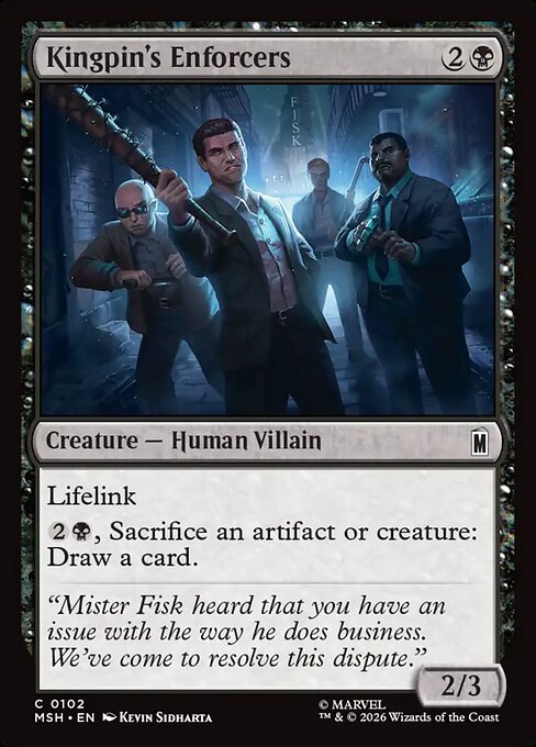Kingpin's Enforcers (MSH #102)