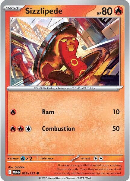 Sizzlipede - ME01: Mega Evolution