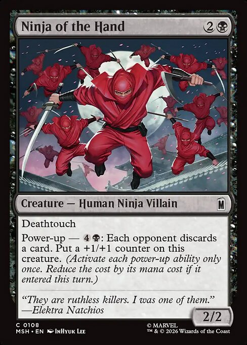 Ninja of the Hand (MSH #108)
