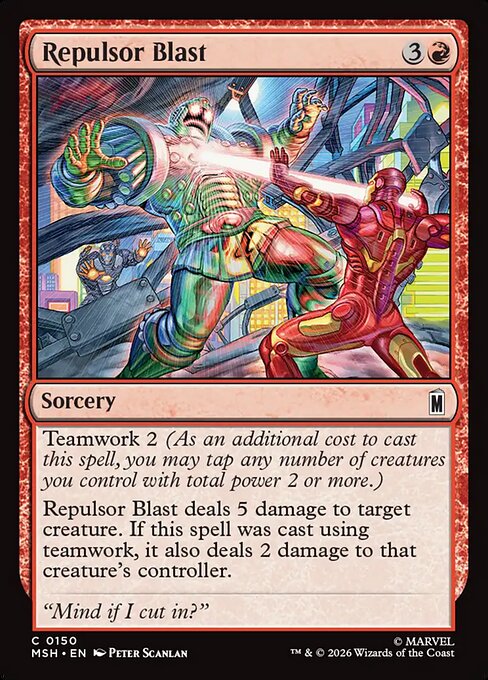 Repulsor Blast (MSH #150)