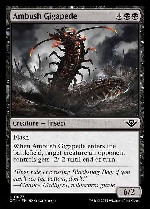 Ambush Gigapede (OTJ #77)