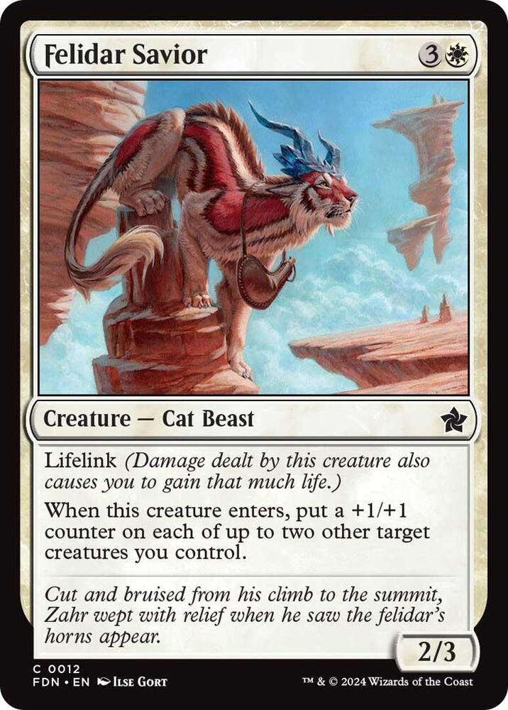 Felidar Savior - Foundations