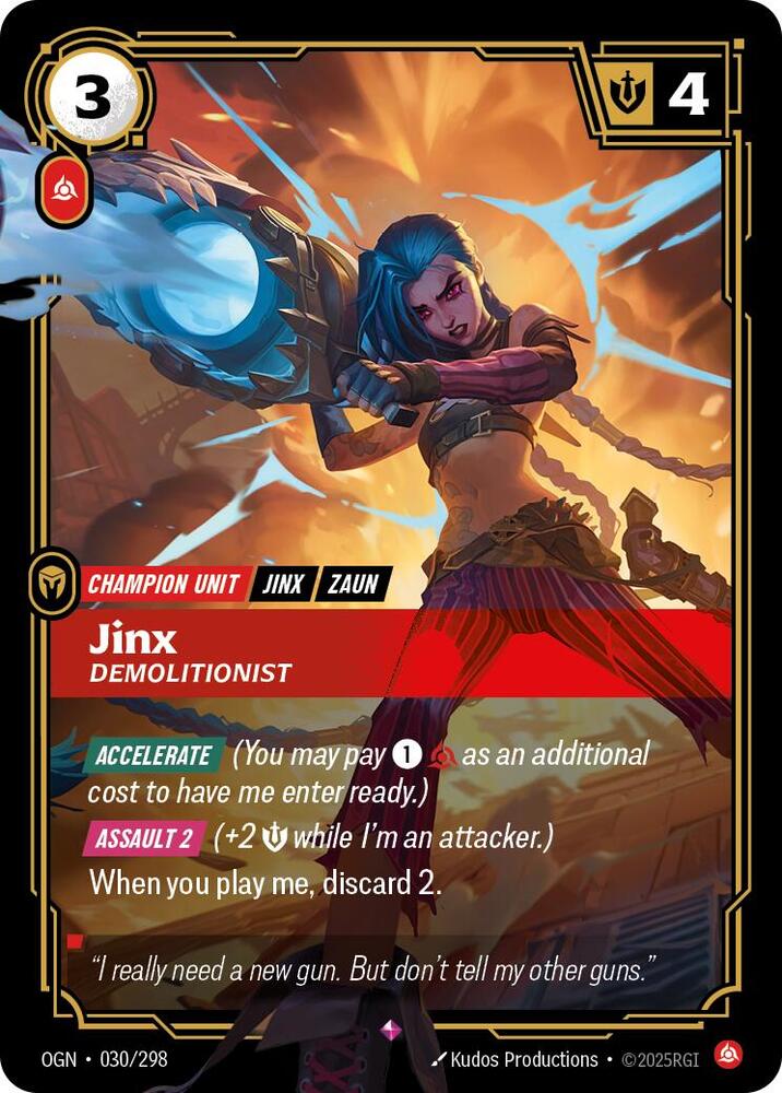 Jinx - Demolitionist - Origins