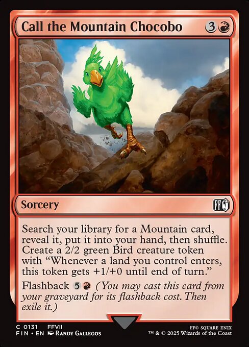 Call the Mountain Chocobo (FIN #131)