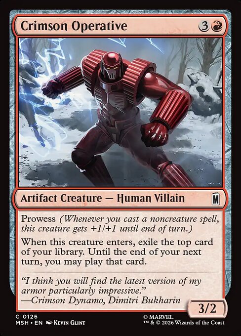 Crimson Operative (MSH #126)