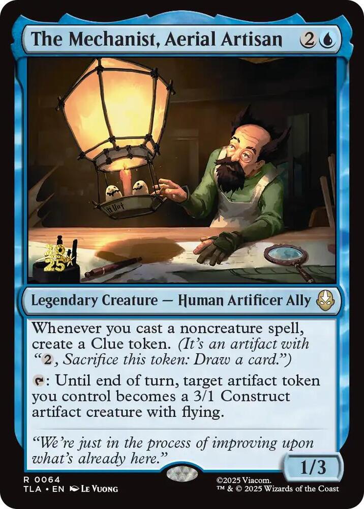 The Mechanist, Aerial Artisan - Prerelease Cards