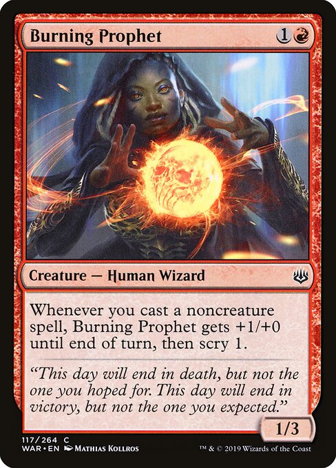 Burning Prophet (WAR #117)