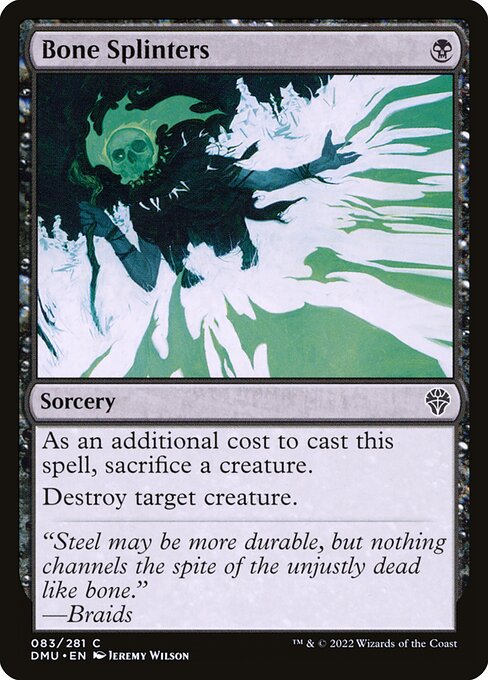 Bone Splinters (DMU #83)