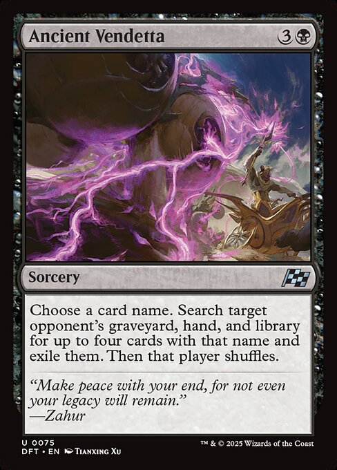 Ancient Vendetta (DFT #75)