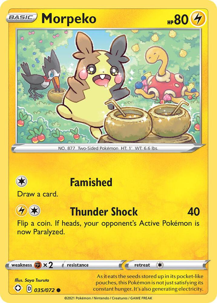 Morpeko (035) - Shining Fates