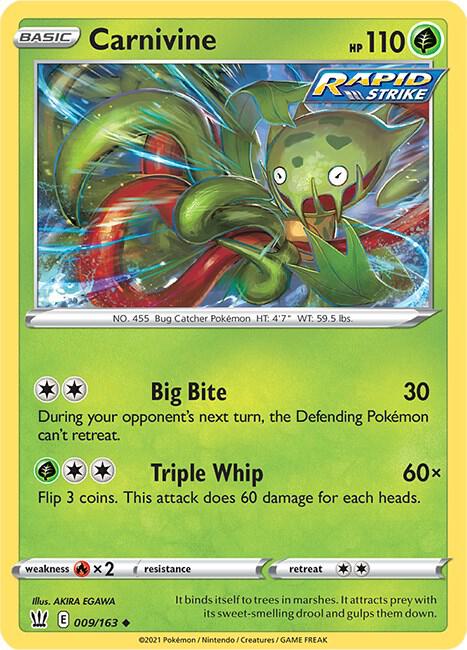 Carnivine - SWSH05: Battle Styles