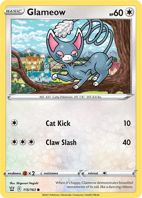 Glameow - SWSH05: Battle Styles