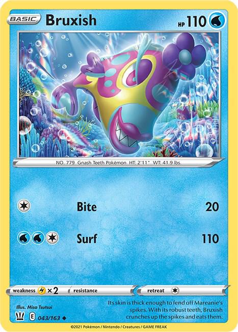 Bruxish - SWSH05: Battle Styles