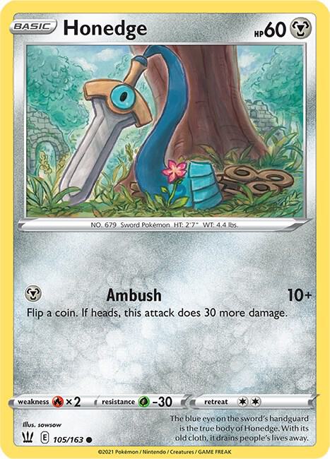 Honedge - SWSH05: Battle Styles
