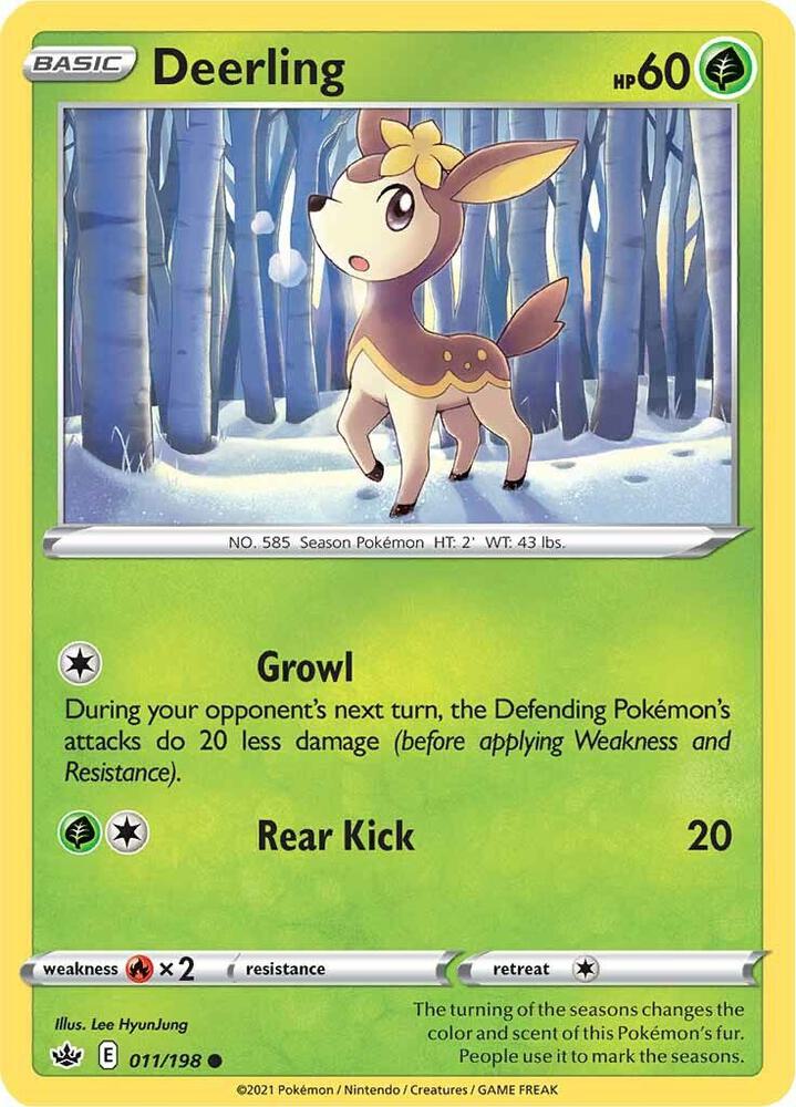 Deerling - SWSH06: Chilling Reign