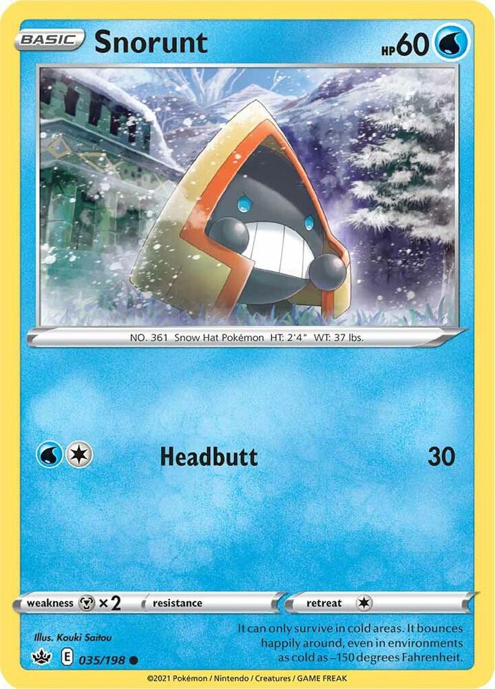 Snorunt - SWSH06: Chilling Reign