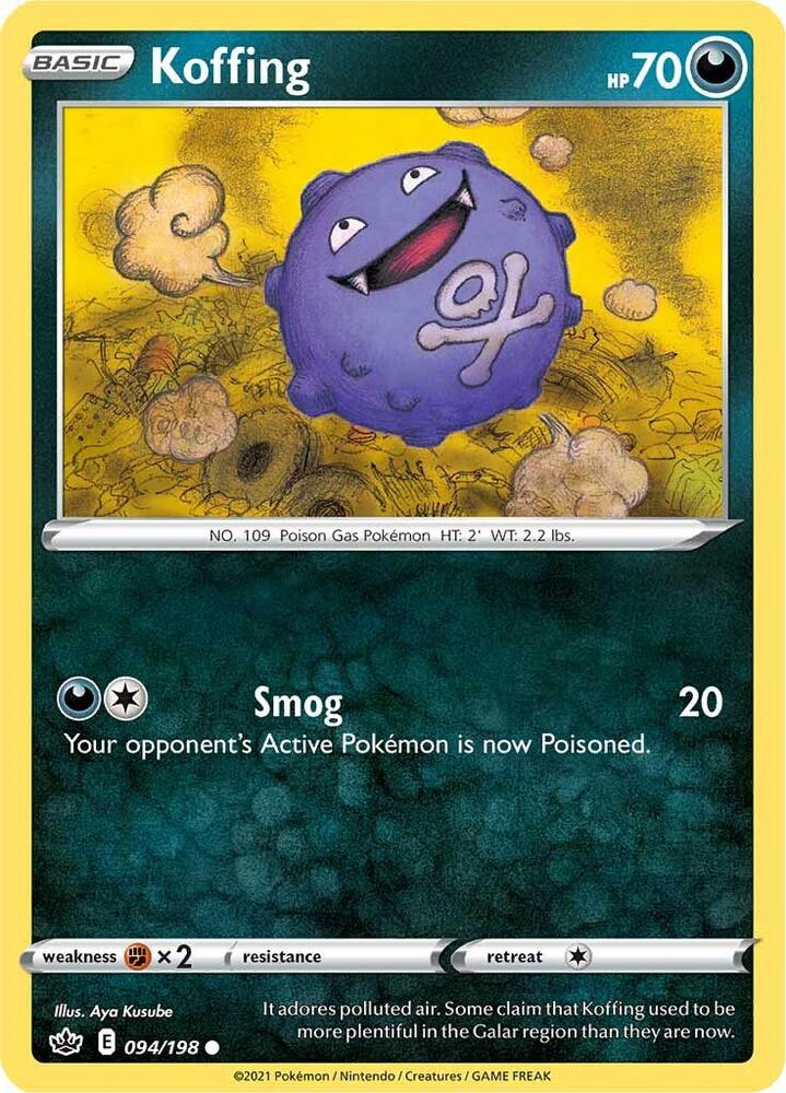 Koffing - SWSH06: Chilling Reign