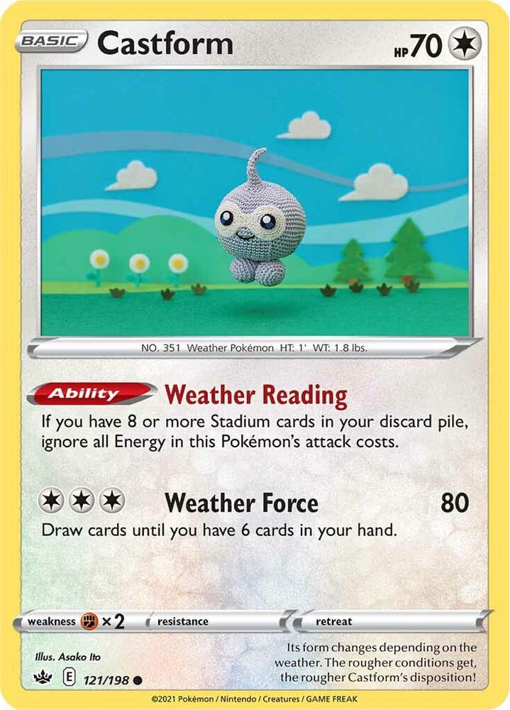 Castform - SWSH06: Chilling Reign
