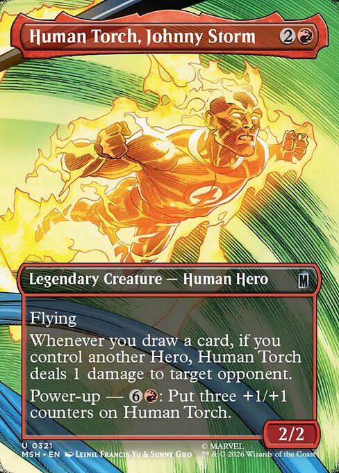 Human Torch, Johnny Storm (MSH #321)