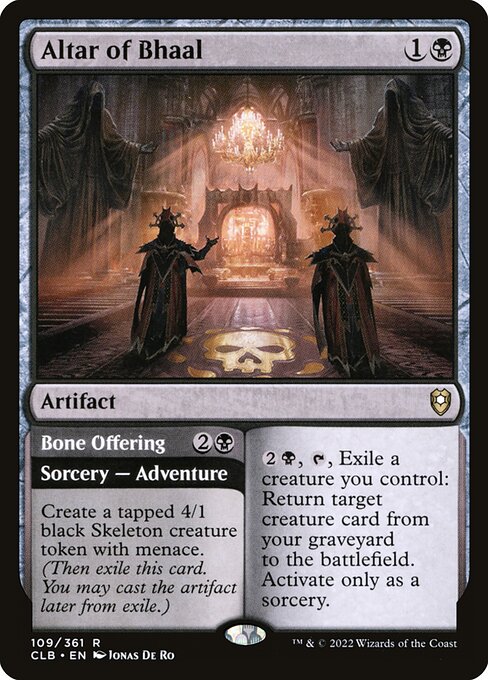 Altar of Bhaal // Bone Offering (CLB #109)
