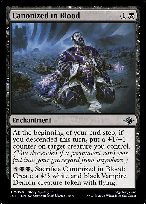 Canonized in Blood (LCI #96)