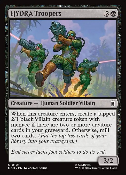 HYDRA Troopers (MSH #101)