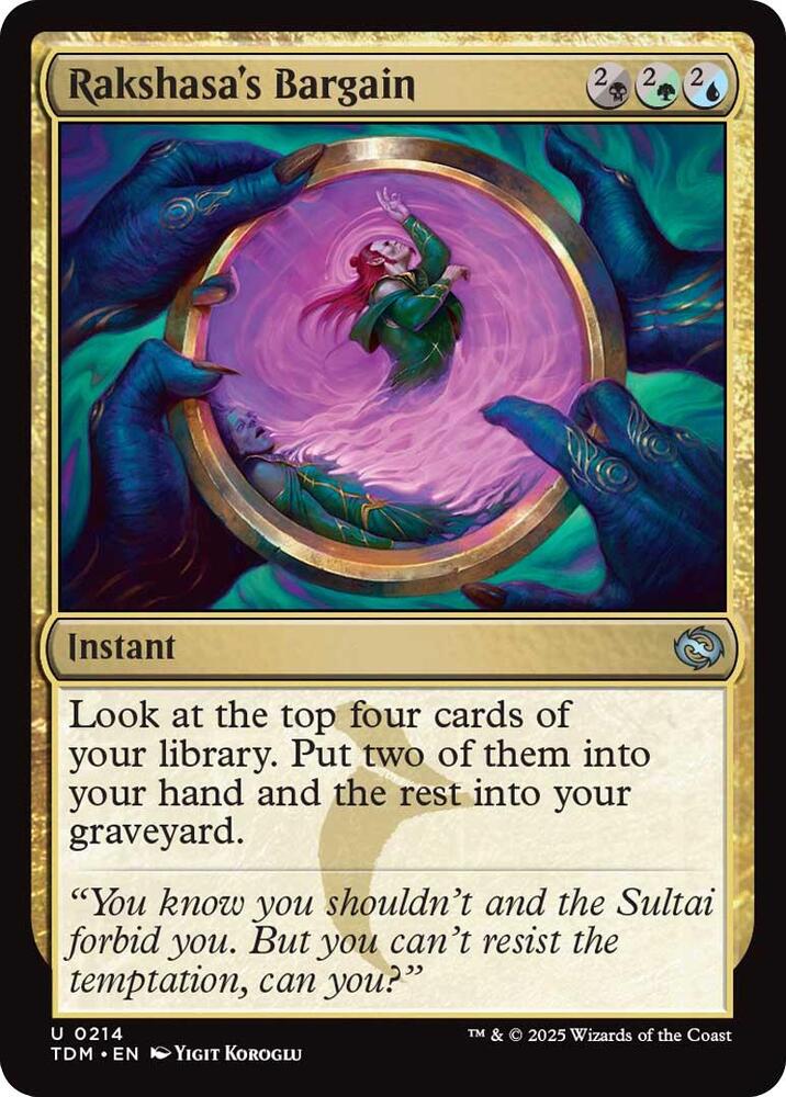 Rakshasa's Bargain - Tarkir: Dragonstorm