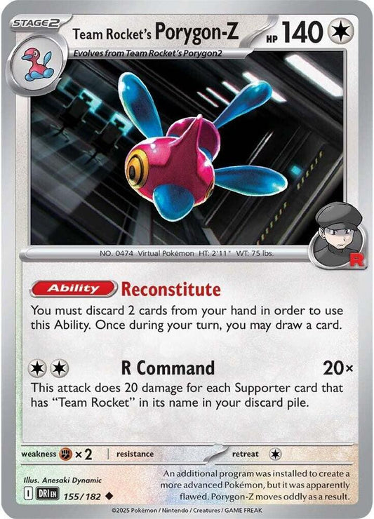 Team Rocket's Porygon-Z - SV10: Destined Rivals