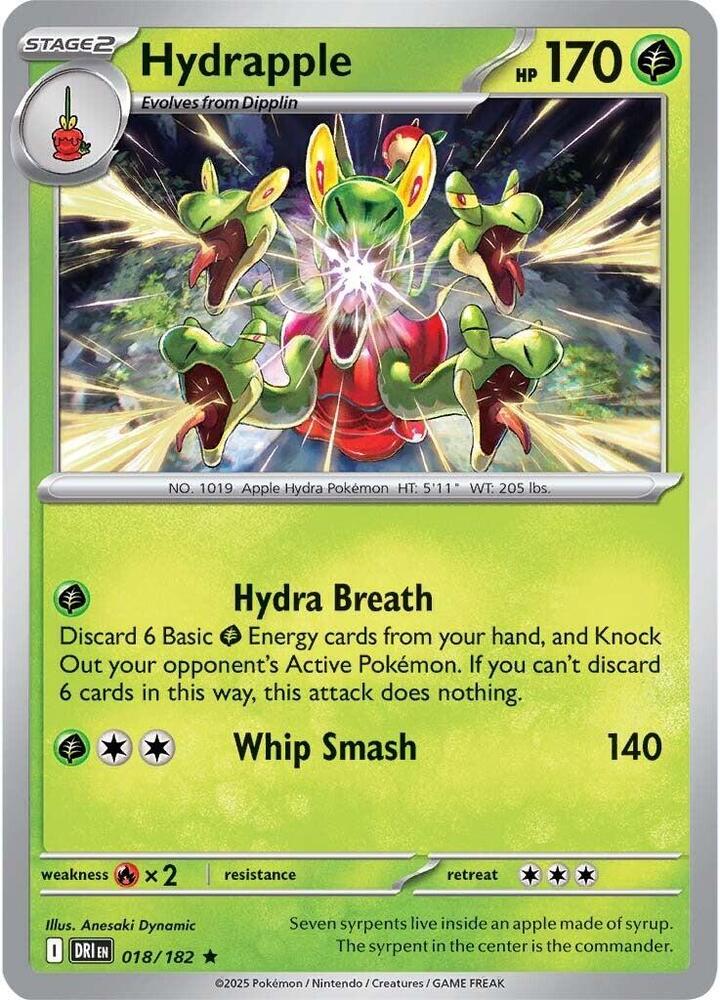 Hydrapple - 018/182 - SV10: Destined Rivals
