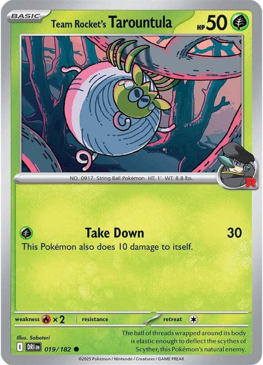 Team Rocket's Tarountula - SV10: Destined Rivals