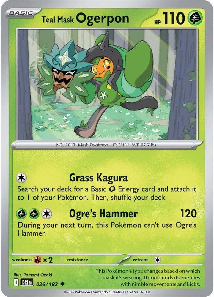 Teal Mask Ogerpon - SV10: Destined Rivals