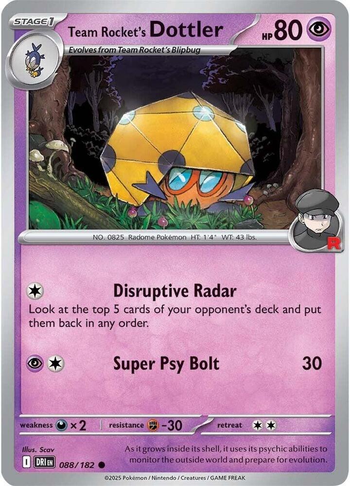 Team Rocket's Dottler - SV10: Destined Rivals