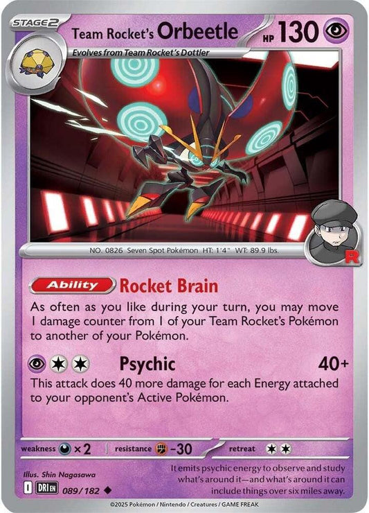 Team Rocket's Orbeetle - SV10: Destined Rivals
