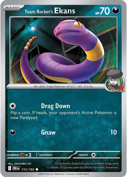 Team Rocket's Ekans - SV10: Destined Rivals