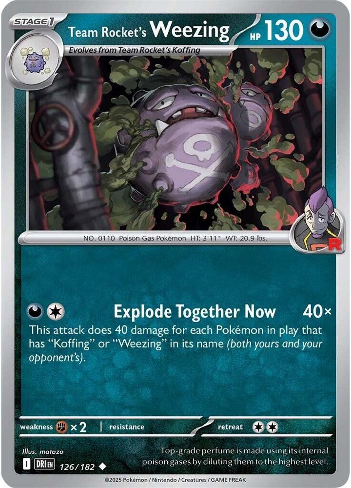 Team Rocket's Weezing - SV10: Destined Rivals