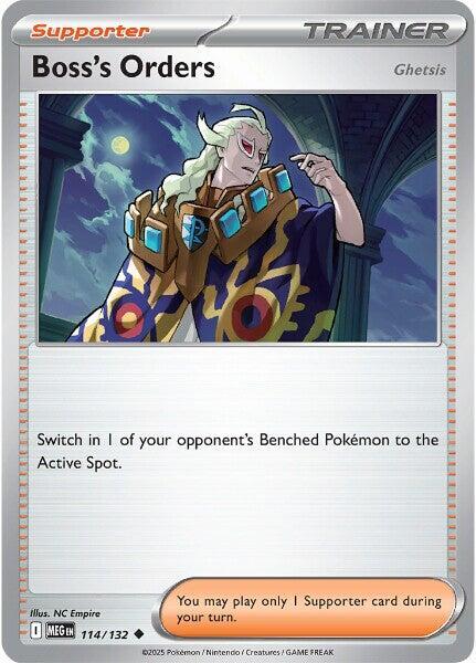 Boss's Orders [Ghetsis] - ME01: Mega Evolution