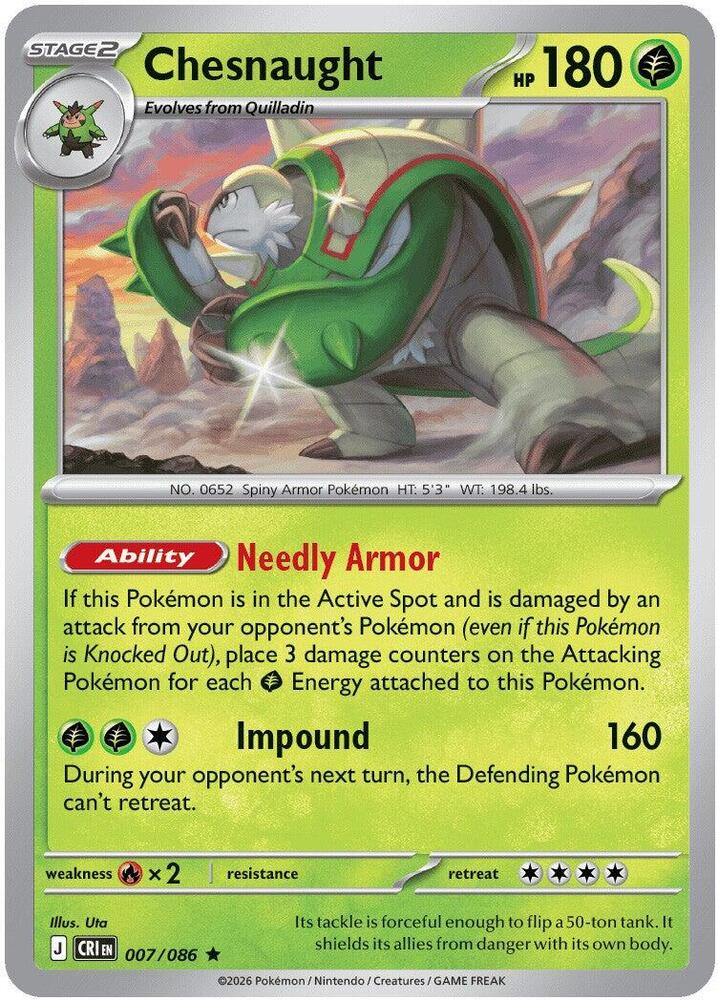 Chesnaught - ME04: Chaos Rising