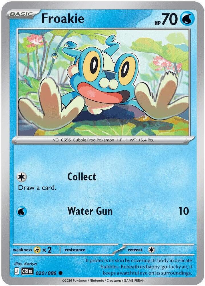 Froakie - 020/086 - ME04: Chaos Rising