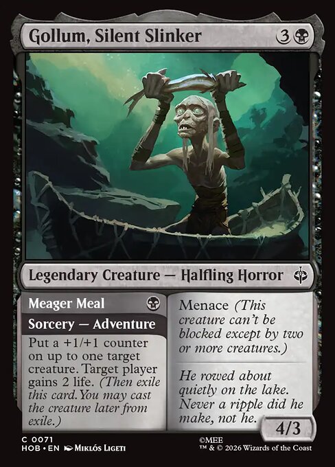 Gollum, Silent Slinker // Meager Meal (HOB #71)