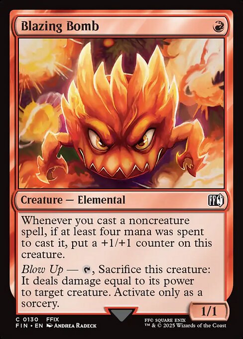 Blazing Bomb (FIN #130)