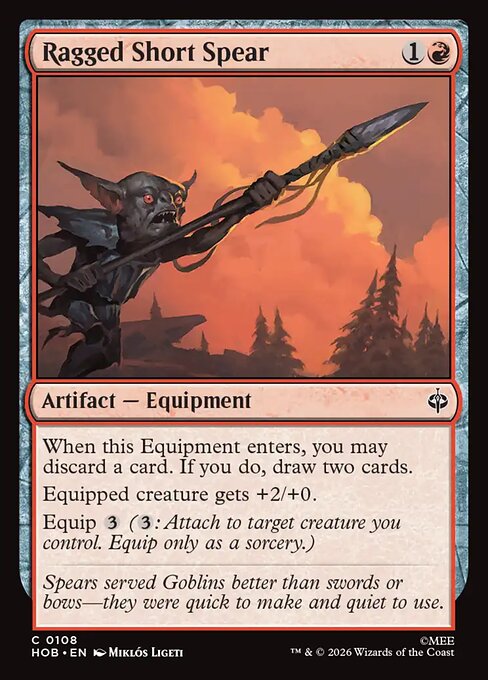 Ragged Short Spear (HOB #108)
