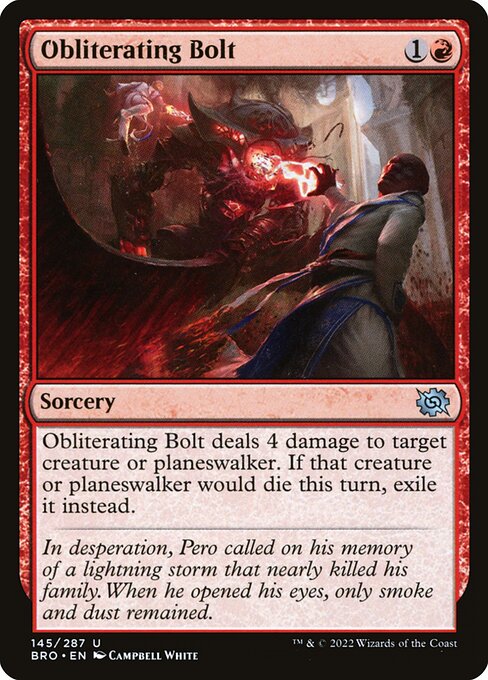 Obliterating Bolt (BRO #145)