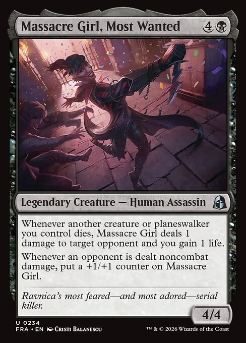 Massacre Girl, Most Wanted (FRA #234)
