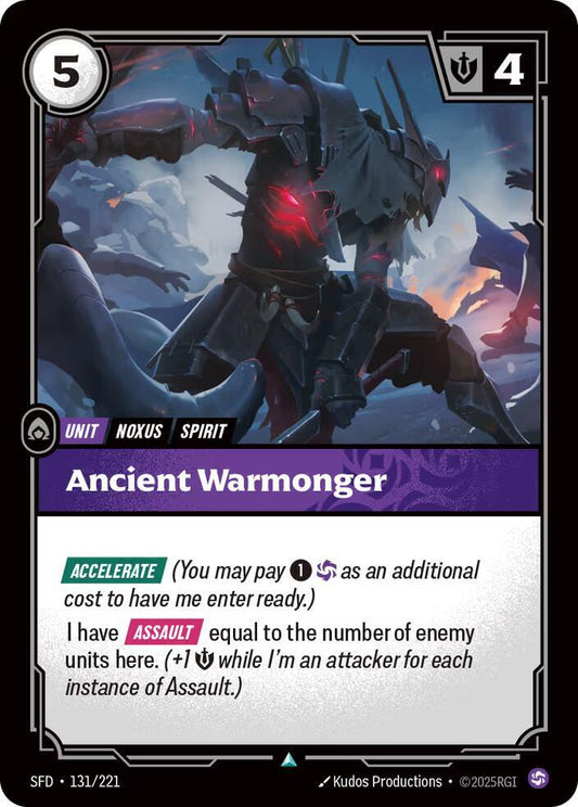 Ancient Warmonger - Spiritforged