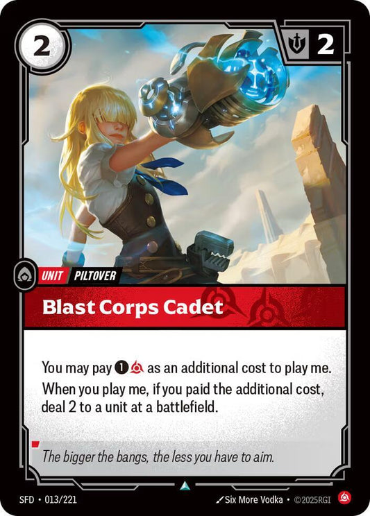 Blast Corps Cadet - Spiritforged